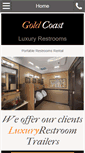 Mobile Screenshot of goldcoastluxuryrestrooms.com