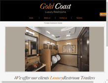 Tablet Screenshot of goldcoastluxuryrestrooms.com